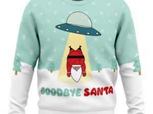 Goodbye Santa Ugly Christmas Sweater - Image 1