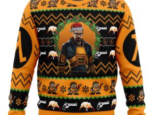 Gordon Freeman Half Life Ugly Christmas Sweater - Image 1