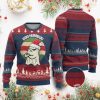 Gothic Xmas Ugly Christmas Sweater Boo Humbug Santa Ghost - Image 1