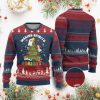 Gothic Xmas Ugly Christmas Sweater Making Spirits Bright Cute Ghost - Image 1