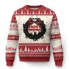 Gothic Xmas Ugly Christmas Sweater Merry Creepmas Cat Wreath - Image 1
