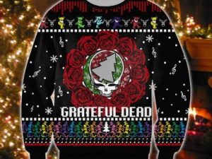 Grateful Dead Ugly Christmas Sweater Holiday Gift - Image 1