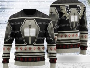Grey Knights Iconic Ugly Christmas Sweater - Image 1