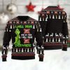 Grinch I Will Drink Miller High Life Everywhere Ugly Christmas Sweater - Image 1