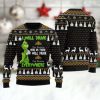 Grinch I Will Drink Patron Everywhere Ugly Christmas Sweater - Image 1
