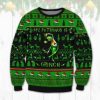 Grinch Patronus Ugly Christmas Sweater - Image 1