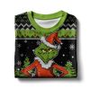 Grinch Ugly Christmas Sweater Holiday Present - Image 2