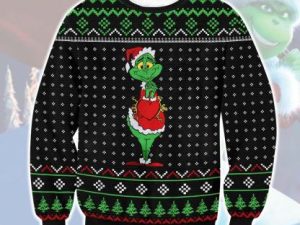 Grinch Ugly Christmas Sweater Unisex - Image 1