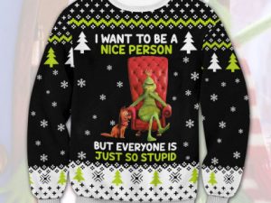 Grinch Ugly Christmas Sweater Xmas Gift Holiday Gift - Image 1