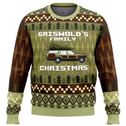 griswolds family christmas vacation ugly christmas sweater 1 Griswolds Family Christmas Vacation Ugly Christmas Sweater - Image 1