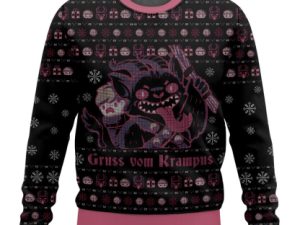 Gruss Vom Krampus Ugly Christmas Sweater - Image 1
