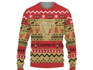 Guinness Shirts Beer Vintage Logo-3D Sweatshirt - Image 1