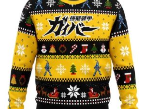 Guyver Happy Holidays Ugly Christmas Sweater - Image 1