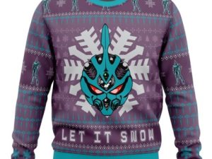 Guyver Let It Snow Ugly Christmas Sweater - Image 1