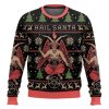 Hail Santa Satan Claus Ugly Christmas Sweater - Image 1