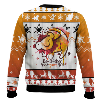 hakuna the lion king ugly christmas sweater holiday gift 2 Hakuna The Lion King Ugly Christmas Sweater Holiday Gift - Image 2