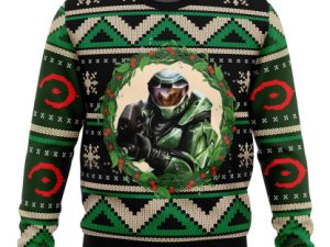 Halo Ugly Christmas Sweater - Image 1