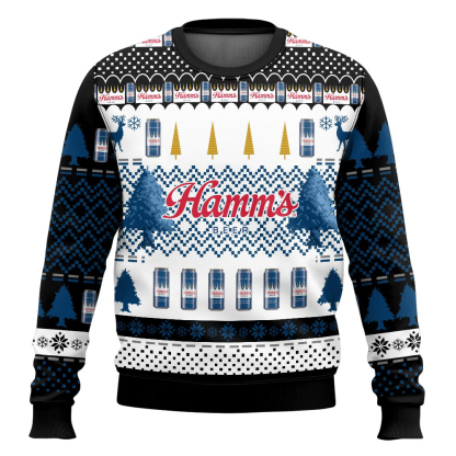 hamms ugly christmas sweater xmas gift 1 Hamms Ugly Christmas Sweater Xmas Gift - Image 1