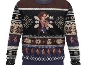 Han Solo Cosmic Battles Ugly Christmas Sweater - Image 1