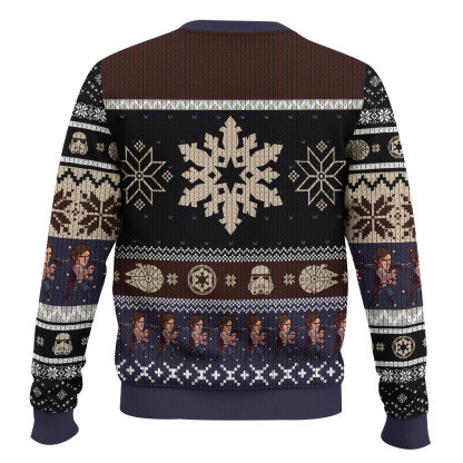 han solo cosmic battles ugly christmas sweater 2 Han Solo Cosmic Battles Ugly Christmas Sweater - Image 2