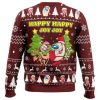 Happy Happy Joy Joy Ren And Stimpy Ugly Christmas Sweater - Image 2