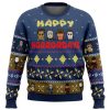 Happy Horrordays Halloween Ugly Christmas Sweater - Image 1