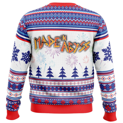 happy new year made in abyss ugly christmas sweater 2 Happy New Year Made In Abyss Ugly Christmas Sweater - Image 2