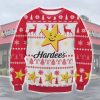 Hardees Ugly Christmas Sweater Xmas Gift - Image 1