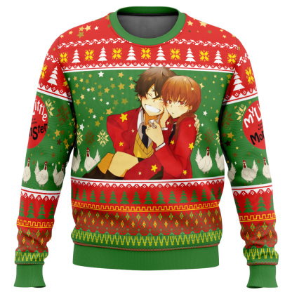 haru and shizuku my little monster ugly christmas sweater 1 Haru And Shizuku My Little Monster Ugly Christmas Sweater - Image 1