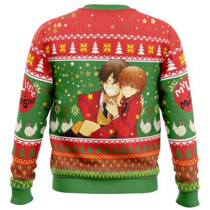 haru and shizuku my little monster ugly christmas sweater 2 Haru And Shizuku My Little Monster Ugly Christmas Sweater - Image 2