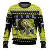 Hawk Tuah The Exorcist Horror Ugly Christmas Sweater - Image 1