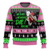 He Said He Would Die For Me Harley Quinn Ugly Christmas Sweater - Image 1