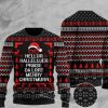 Hellur Hallelujer Praise Da Lort Merry Ugly Christmas Sweater - Image 1