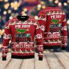 Hippie Car Merry Christmas Red Ugly Christmas Sweater - Image 2