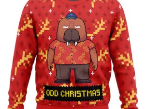 Hiroshi Odokawa Odd Taxi Ugly Christmas Sweater - Image 1