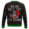 Ho Ho Holy Shit Im Drunk Santa Claus Ugly Christmas Sweater - Image 2