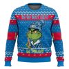 Ho Ho Holy Sht Im Drunk Coors Light Grinch Ugly Christmas Sweater - Image 1