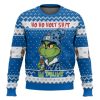 Ho Ho Holy Sht Im Drunk Michelob Ultra Grinch Ugly Christmas Sweater - Image 1