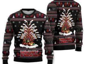 Hockey Is Back Ugly Christmas Sweater - Image 1