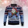 Hockey Santa Claus 3D Ugly Christmas Sweater - Image 1