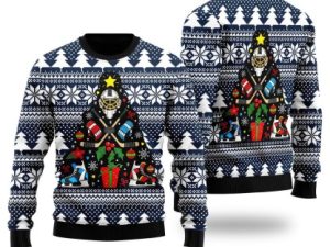Hockey Ugly Christmas Sweater Holiday Gift - Image 1