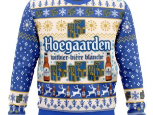 Hoegaarden Beer Ugly Christmas Sweater - Image 1