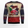 Home For The Holidays Louisiana Ugly Christmas Sweater - Image 1