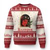 Horror Christmas Female Krampus Ugly Christmas Sweater - Image 1