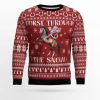 Horse Through The Snow Ugly Christmas Sweater - Image 1