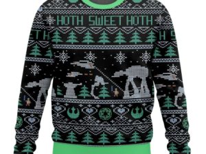 Hoth Sweet Hoth Cosmic Battles Ugly Christmas Sweater - Image 1