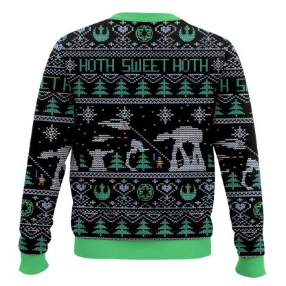 hoth sweet hoth cosmic battles ugly christmas sweater 2 Hoth Sweet Hoth Cosmic Battles Ugly Christmas Sweater - Image 2