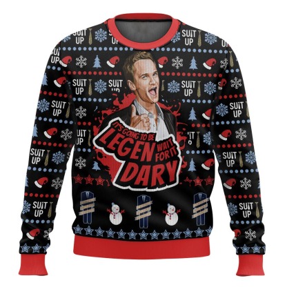 how i met your mother ugly christmas sweater 1 How I Met Your Mother Ugly Christmas Sweater - Image 1