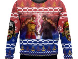 Hulk Hogan And Hollywood Hogan Ugly Christmas Sweater - Image 1