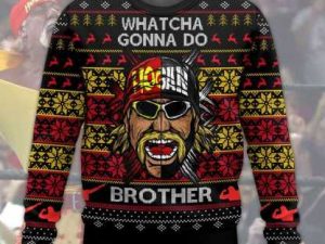 Hulk Hogan Ugly Christmas Sweater - Image 1